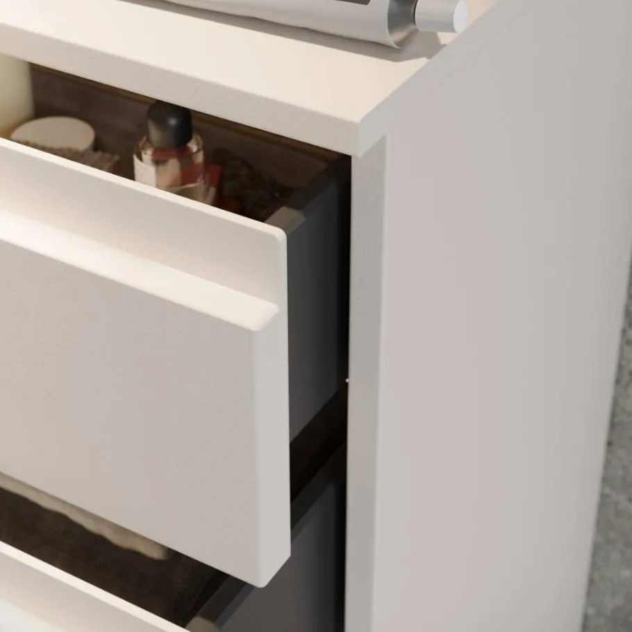 New Wohnen Badezimmer-Kommode in Hellgrau - Dadra