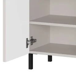 New Wohnen Badezimmer-Kommode in Hellgrau - Dadra