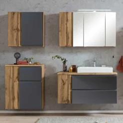 Sale Wohnen Badezimmermöbel Block Set - Jambi (vierteilig)