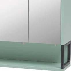 New Wohnen Badezimmermöbel Kombi in Mint mit Anthrazit - Esdrus (dreiteilig)