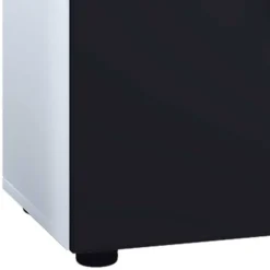 New Wohnen Badezimmermöbel Set in Weiß Schwarz - Cranies I (vierteilig)