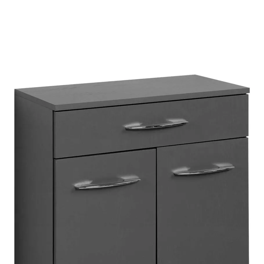 New Wohnen Badezimmerunterschrank in Grau - Juventuda