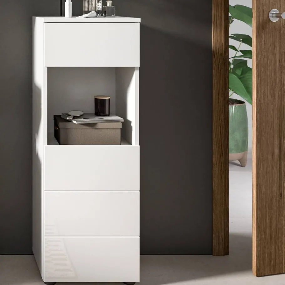 Clearance Wohnen Badezimmer-Unterschrank in Weiß - Vitablos