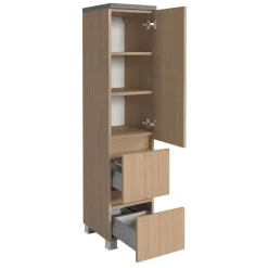 Outlet Wohnen Badmöbel Block Einzelmöbel Set - Leitha (fünfteilig)