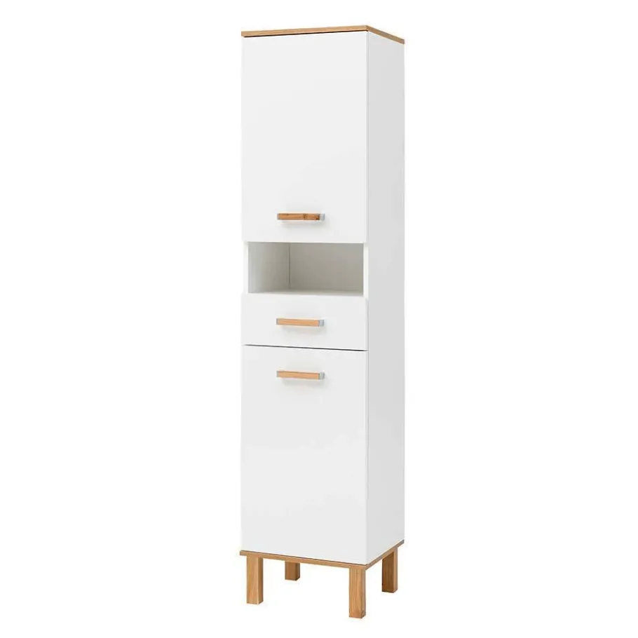 Discount Wohnen Badmöbel Block im Skandi Design - Utiona (fünfteilig)