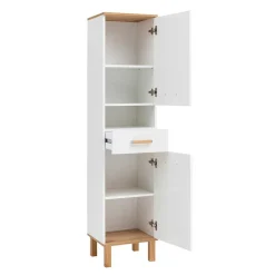 Discount Wohnen Badmöbel Block im Skandi Design - Utiona (fünfteilig)