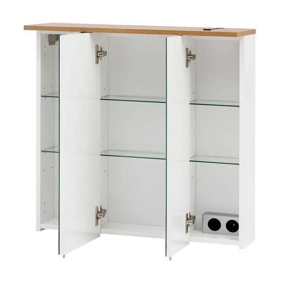 Discount Wohnen Badmöbel Block im Skandi Design - Utiona (fünfteilig)