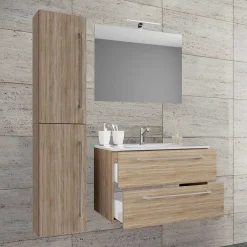 Best Wohnen Badmöbel Einrichtungsset für Wandmontage - Caleena (dreiteilig)