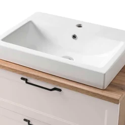Sale Wohnen Badmöbel inklusive Aufsatzbecken Set - Trioto (vierteilig)
