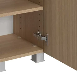 Wohnen Badmöbel Komplettset in Eiche Hell - Leitha (fünfteilig)
