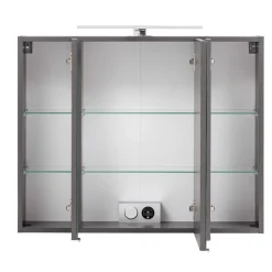 Hot Wohnen Badmöbel Serie Möbelset zweifarbig - Vandija (vierteilig)