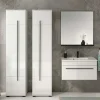 Clearance Wohnen Badmöbel Set mit 2x Hochschrank - Ingmesan (vierteilig)