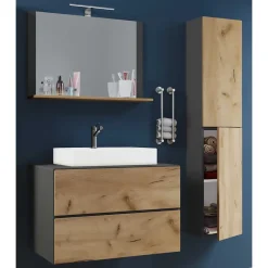 Discount Wohnen Badmöbel-Kombination für Wandmontage - Effect (dreiteilig)