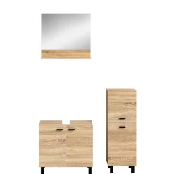 Best Wohnen Badmöbel-Set in Sonoma-Eiche - Hoxtona (dreiteilig)
