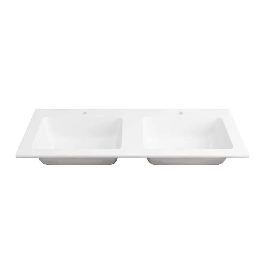 New Wohnen Badmöbel-Set mit zwei Becken modern - Ucaida (vierteilig)