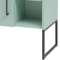 Sale Wohnen Badschränke in Mint Grün & Anthrazit - Esdrus (dreiteilig)