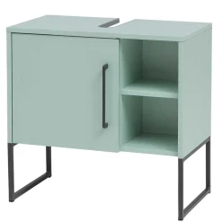 Sale Wohnen Badschränke in Mint Grün & Anthrazit - Esdrus (dreiteilig)