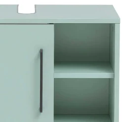 Sale Wohnen Badschränke in Mint Grün & Anthrazit - Esdrus (dreiteilig)