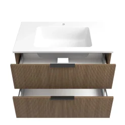 Sale Wohnen Badschränke und Lichtspiegel Set modern - Ucaida (vierteilig)