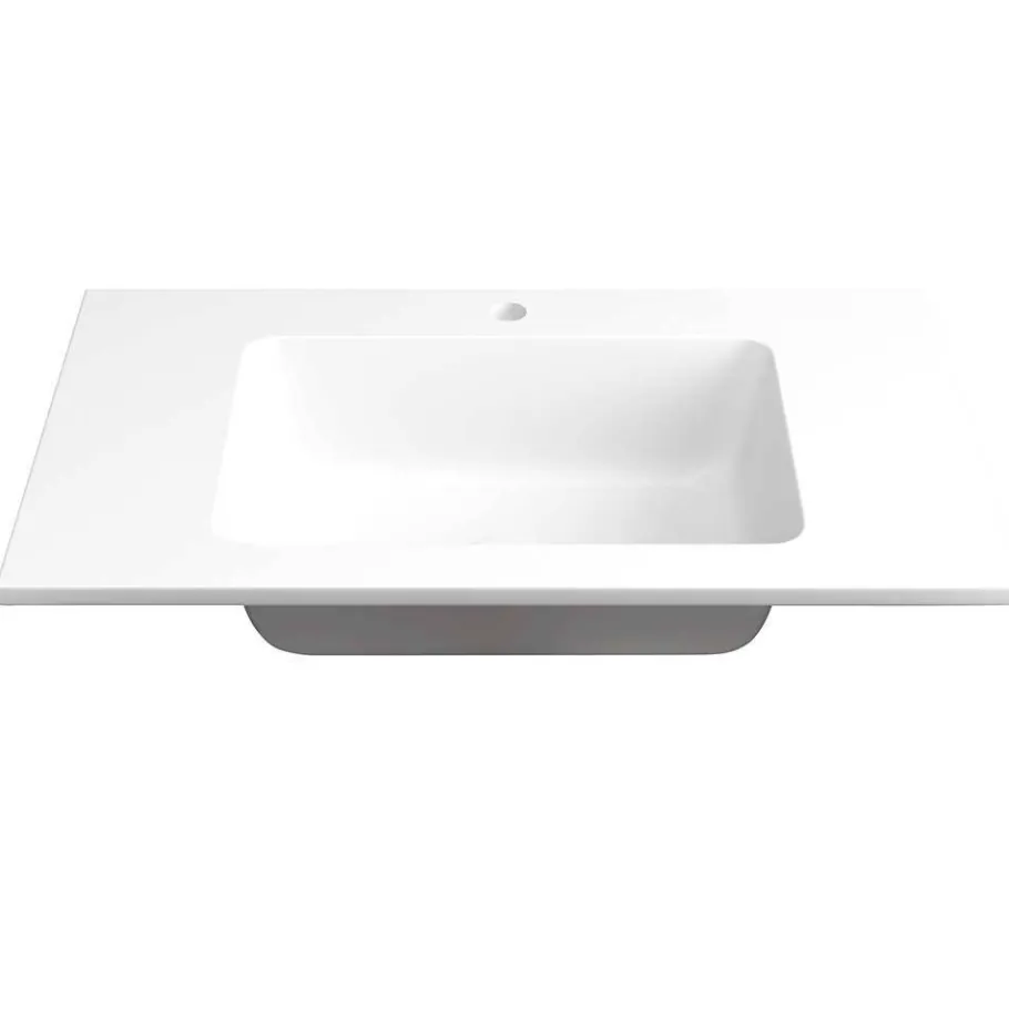 Outlet Wohnen Badspiegel und Badschränke Set - Ucaida (vierteilig)