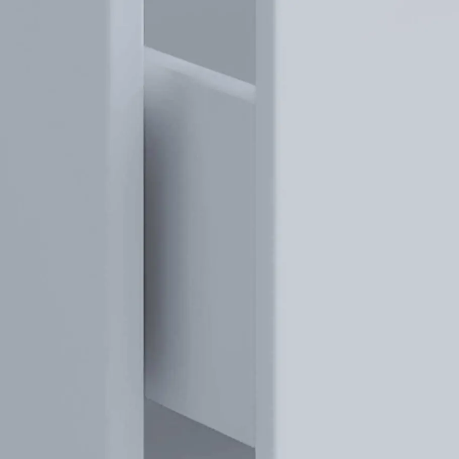 Discount Wohnen Bad-Waschplatz für die Wand in Weiß - Ipsum (zweiteilig)