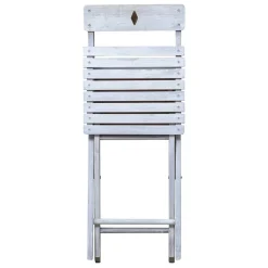 Discount Wohnen Balkon Sitzgruppe in Grey Wash - Paisly (dreiteilig)