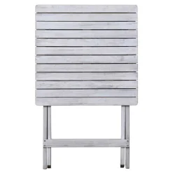Discount Wohnen Balkon Sitzgruppe in Grey Wash - Paisly (dreiteilig)