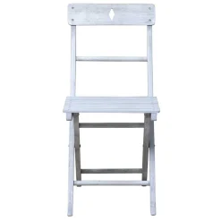 Discount Wohnen Balkon Sitzgruppe in Grey Wash - Paisly (dreiteilig)