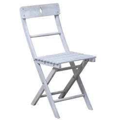 Discount Wohnen Balkon Sitzgruppe in Grey Wash - Paisly (dreiteilig)