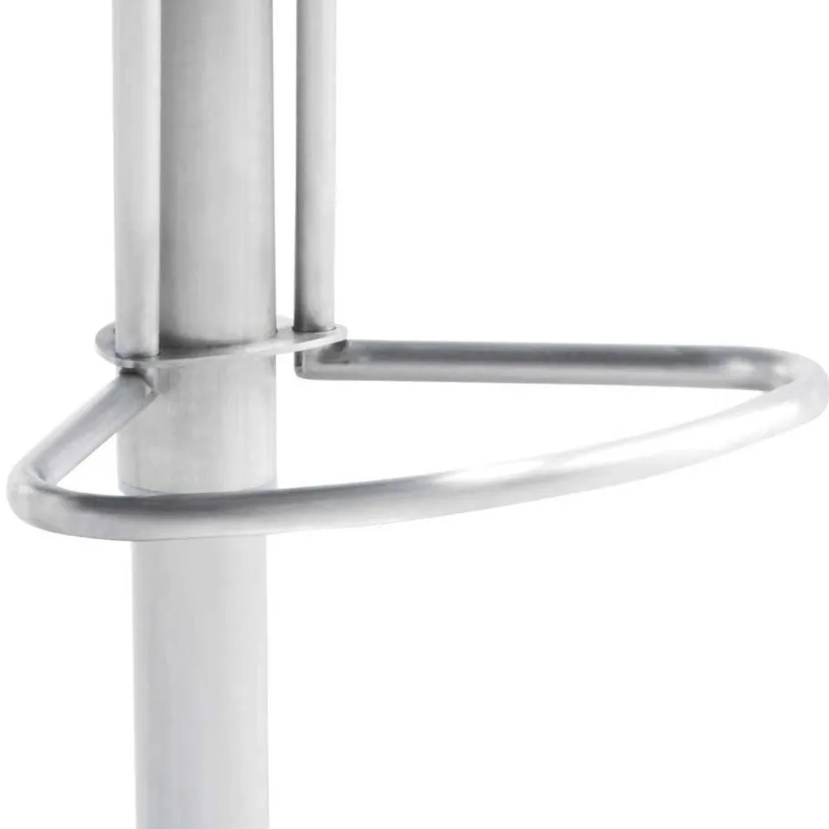 Best Wohnen Barhocker mit Lehne in Anthrazit Microfaser - Tyvoria