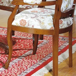Best Wohnen Barock Esszimmersessel Magari mit Holz Nussbaumfarben