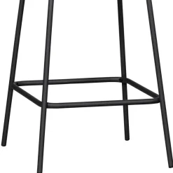 Hot Wohnen Barstühle in Beigegrau und Schwarz - Abeigh (2er Set)