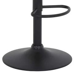 Hot Wohnen Barstuhl aus Microfaser in Grau - Josephina (2er Set)