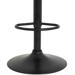 Sale Wohnen Barstuhl aus Velours in Grau - Brooklyn (2er Set)