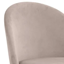 Wohnen Barstuhl in Beige und Gold - Furcios (2er Set)