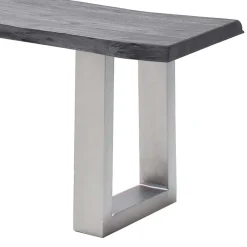 Clearance Wohnen Baumkanten Küchenbank in Akazie Grau - Clause