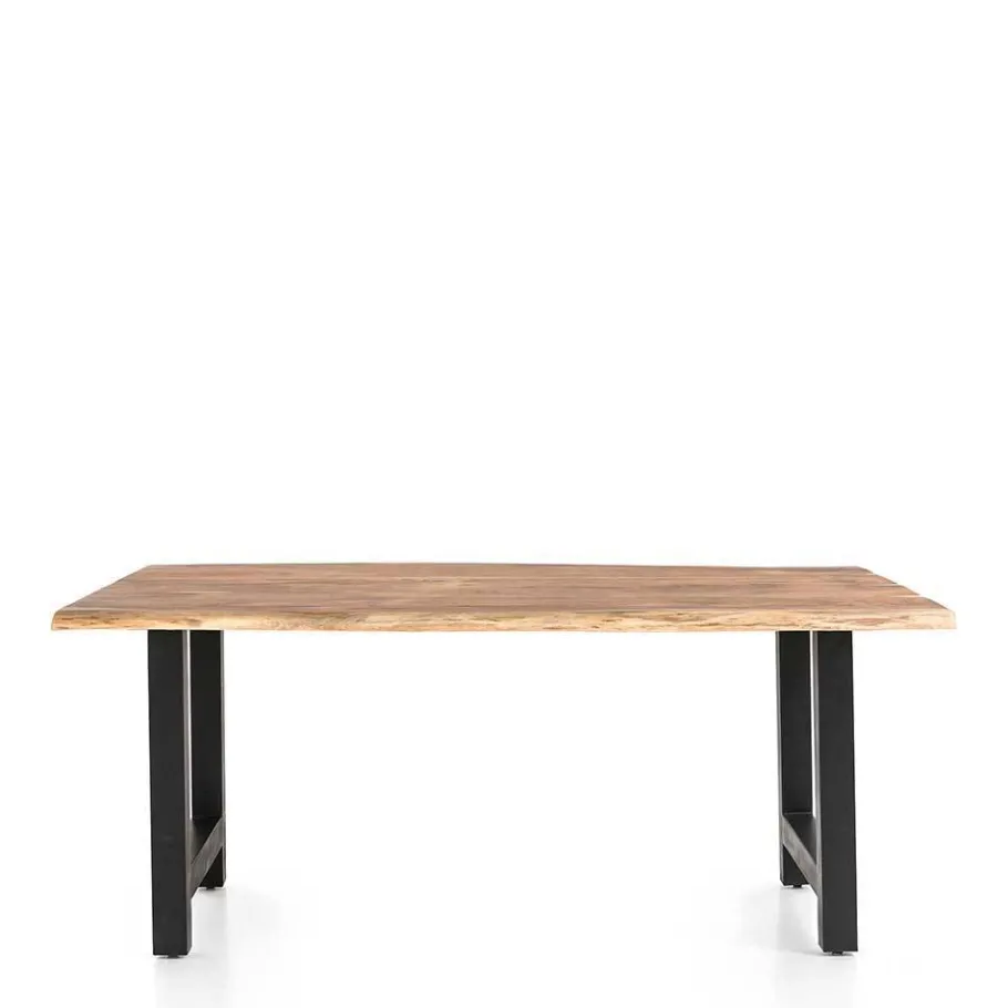 Clearance Wohnen Baumkanten Tischgruppe Set - Bryan (fünfteilig)