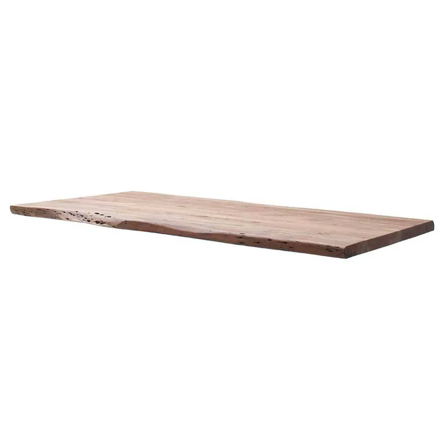Best Wohnen Baumkanten-Esstisch mit Trapezgestell - Guerrero