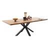 Discount Wohnen Baumkantentisch mit Spidergestell - Cocoso
