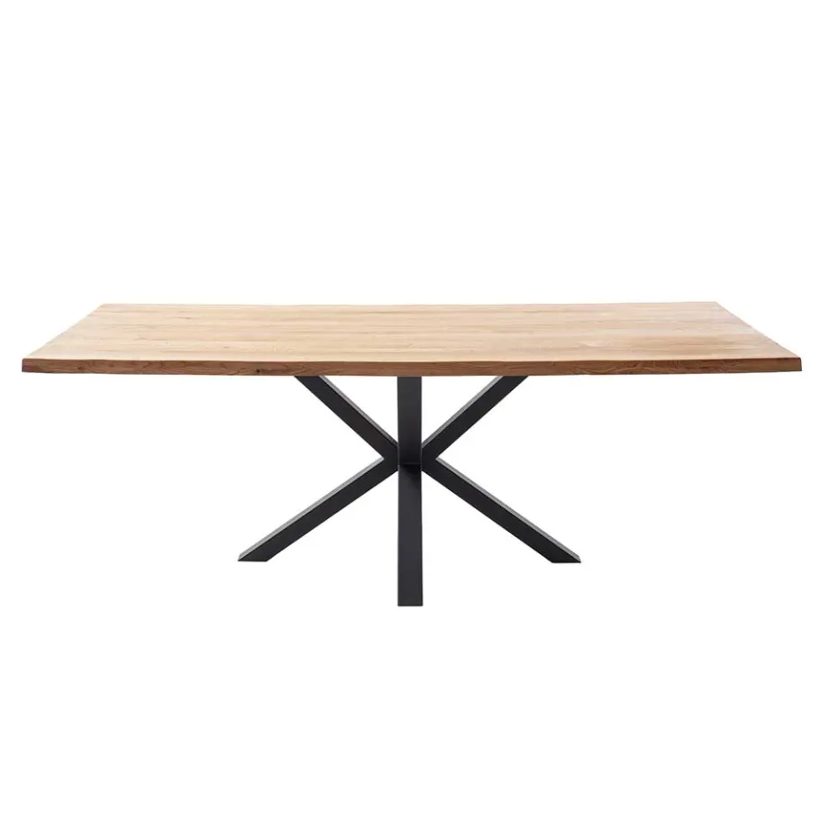 Discount Wohnen Baumkantentisch mit Spidergestell - Cocoso
