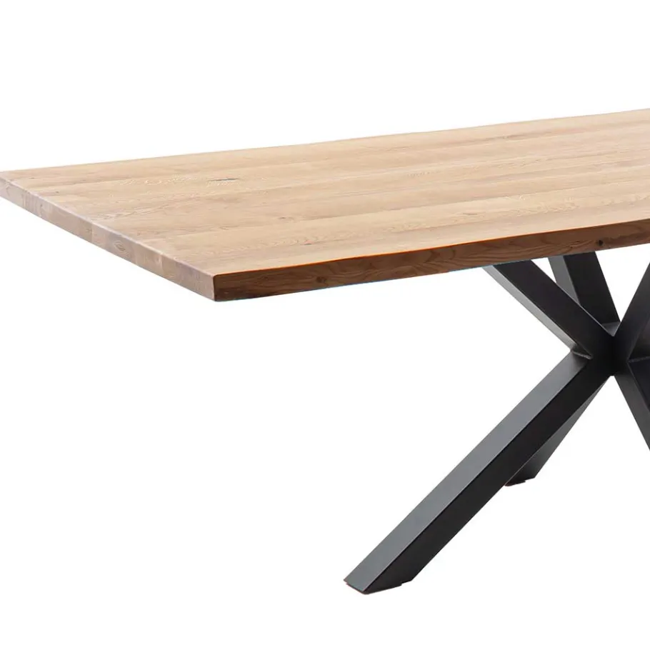 Discount Wohnen Baumkantentisch mit Spidergestell - Cocoso