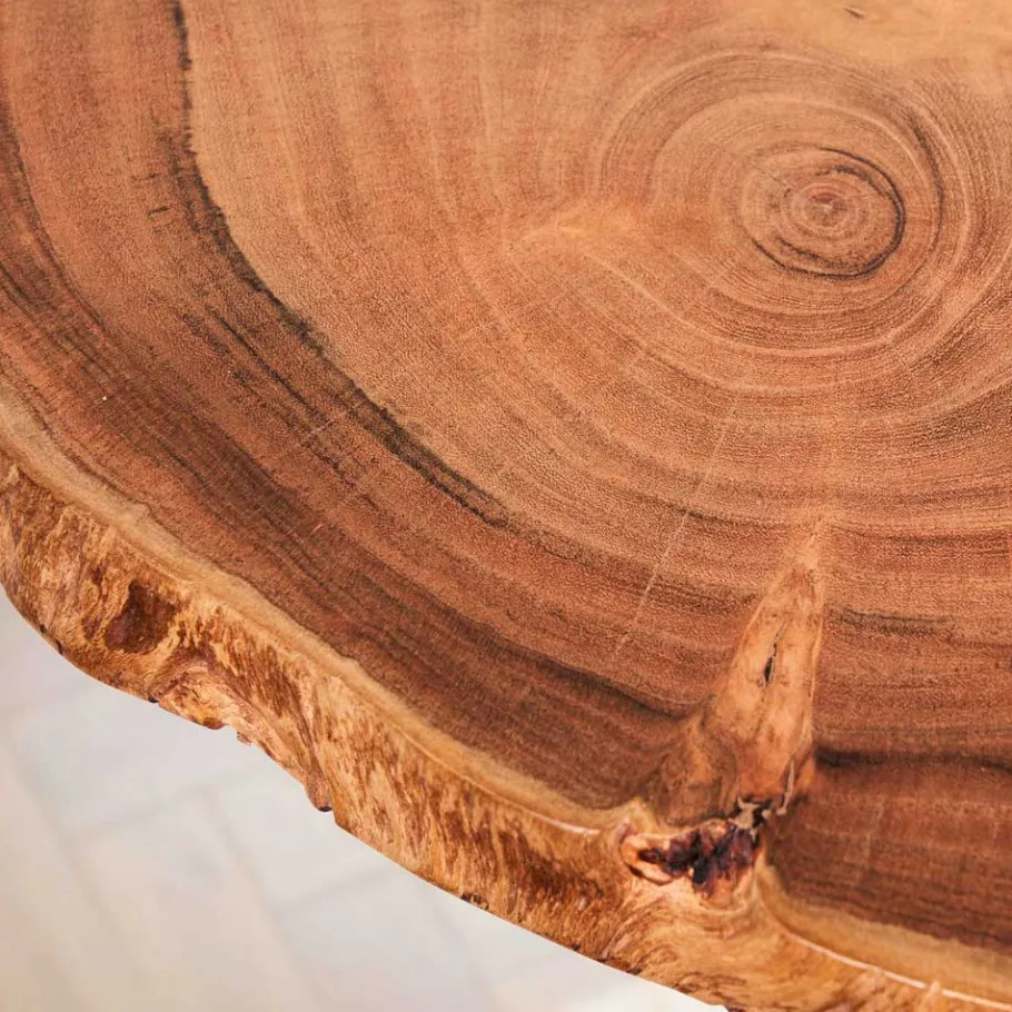Sale Wohnen Baumscheiben Wandboards aus Akazie Massivholz - Tofana (dreiteilig)