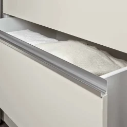 Clearance Wohnen Beiger Schlafzimmerschrank Pastranav mit sechs Schubladen