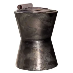 Discount Wohnen Beistelltisch aus Eisen mit Antik Finish - Altamira