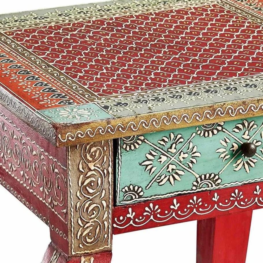 Hot Wohnen Beistelltisch mit Schublade orientalisch - Camelon