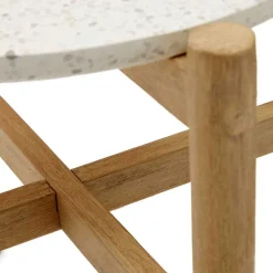 Clearance Wohnen Beistelltisch mit Terrazzo Platte - Finola