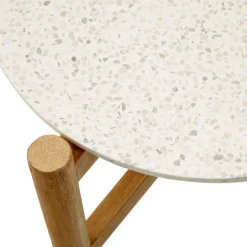 Clearance Wohnen Beistelltisch mit Terrazzo Platte - Finola