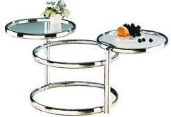 Online Wohnen Beistelltisch Rounder in Silber