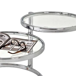 Online Wohnen Beistelltisch Rounder in Silber