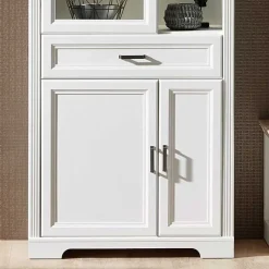 Clearance Wohnen Beleuchteter Vitrinenschrank im Country Style - Sinolita